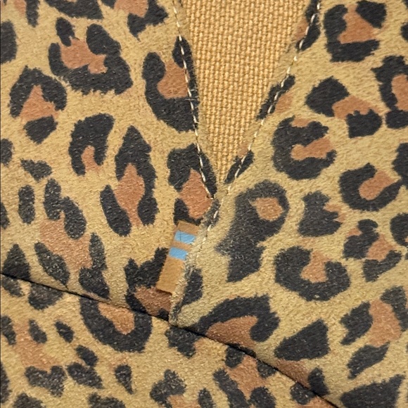 TOMS Leopard Print Wedge Ankle Bootie - Picture 12 of 13